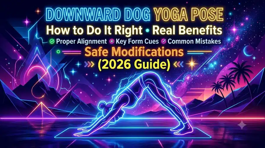 downward dog yoga pose