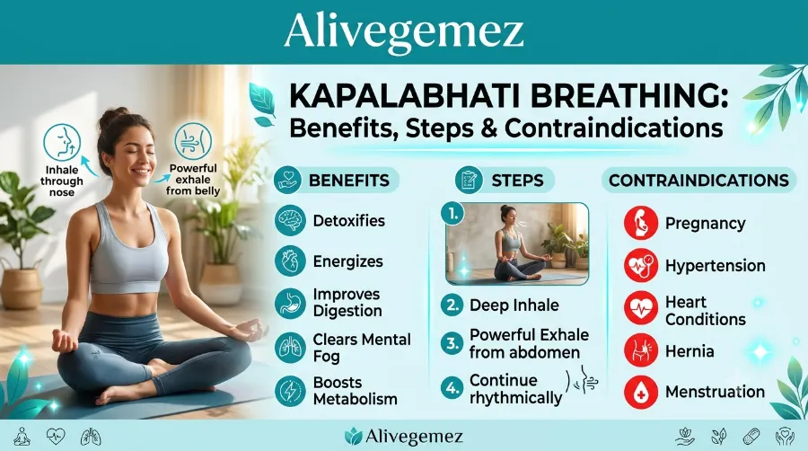 kapalabhati breathing benefits steps