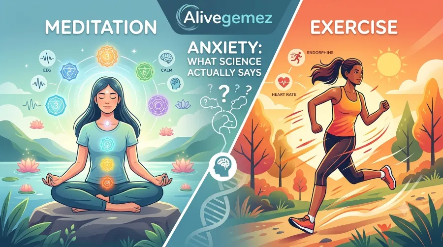 meditation vs exercise anxiety