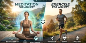meditation vs exercise anxiety