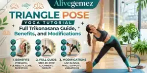 triangle pose yoga tutorial