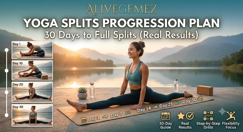 yoga splits progression plan