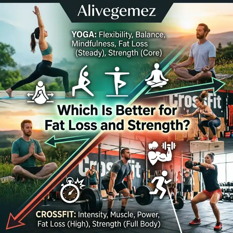 yoga vs crossfit fat loss