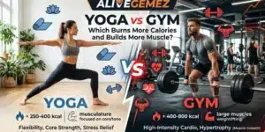 yoga vs gym calories muscle
