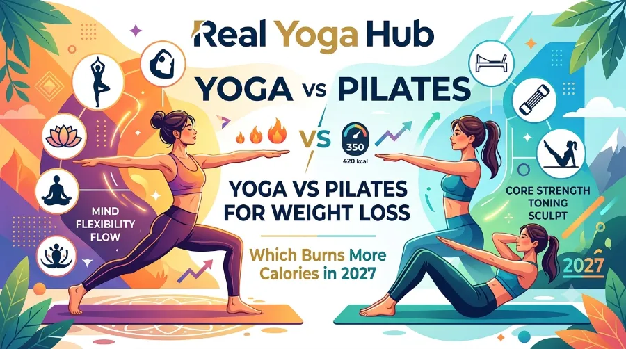 yoga vs pilates calories burned