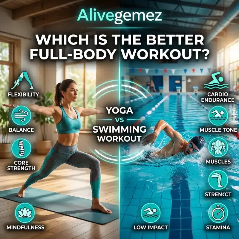 yoga vs swimming workout
