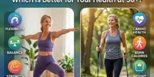yoga vs walking health 50.