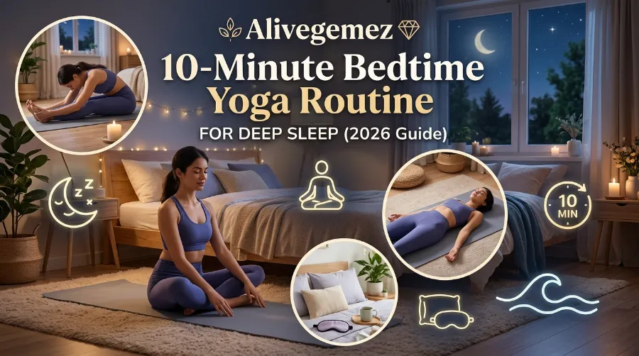 bedtime yoga routine sleep