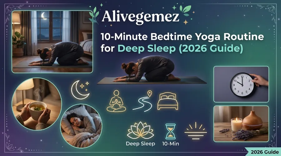 bedtime yoga routine sleep