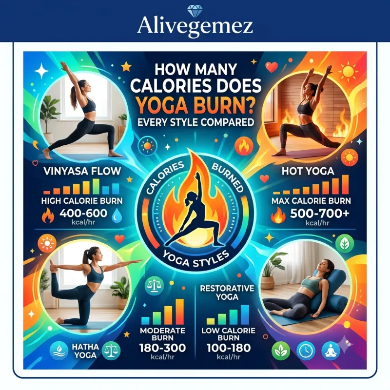 calories burned doing yoga