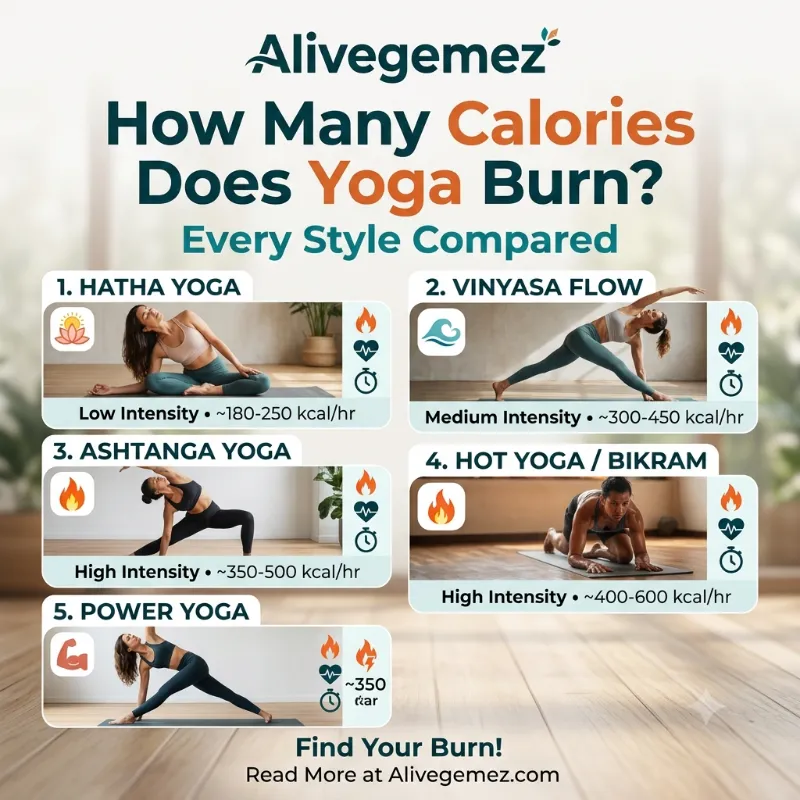 calories burned doing yoga