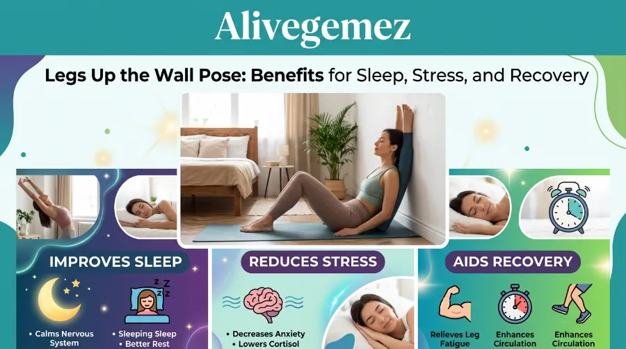 legs up wall pose benefits