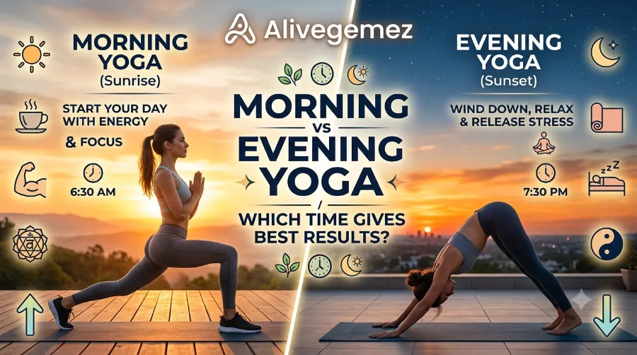 morning vs evening yoga