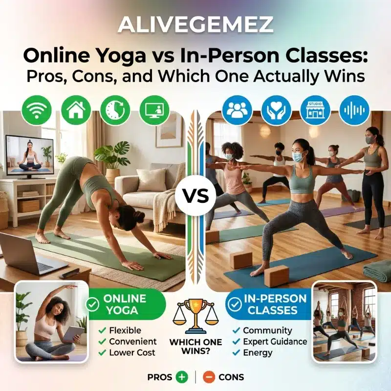 online yoga vs in person