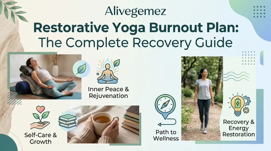 restorative yoga burnout plan
