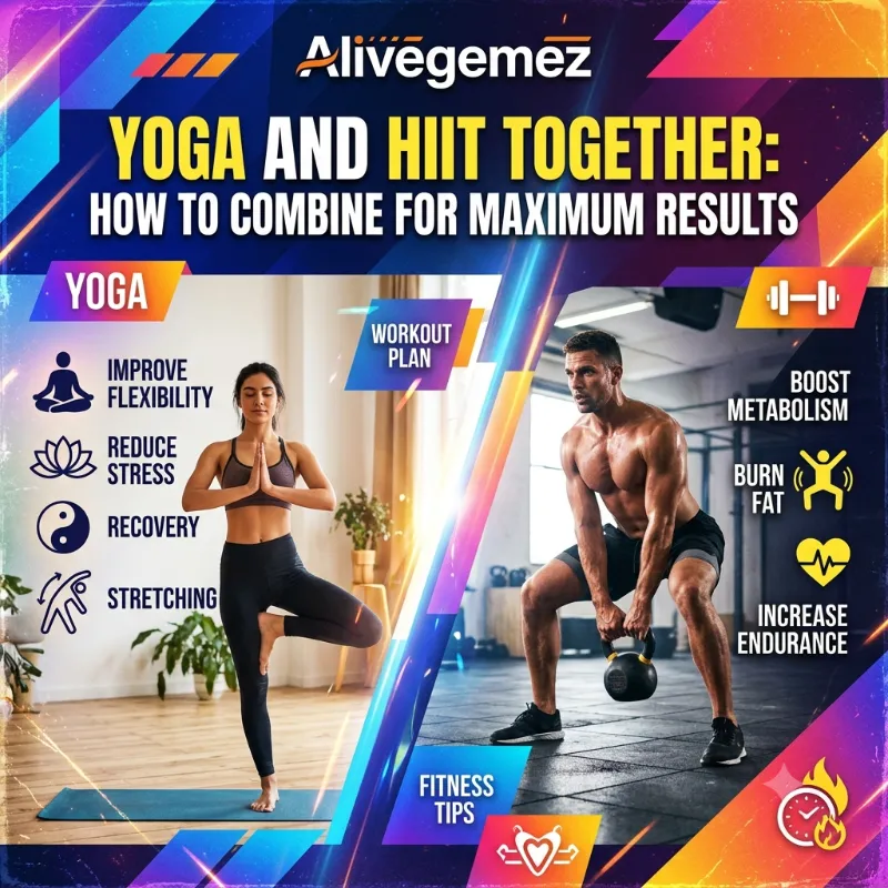 yoga and HIIT workout combine