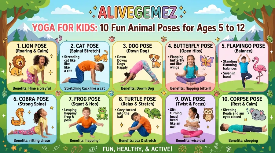 yoga for kids fun poses