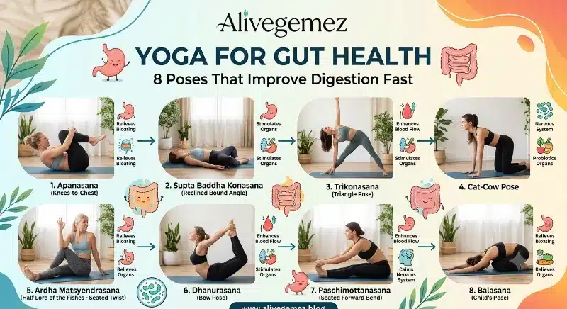 yoga gut health digestion