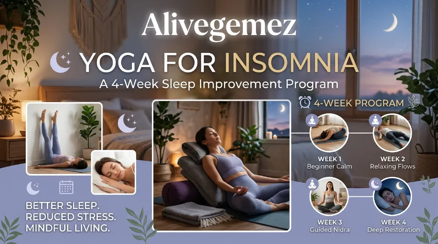 yoga insomnia 4 week plan