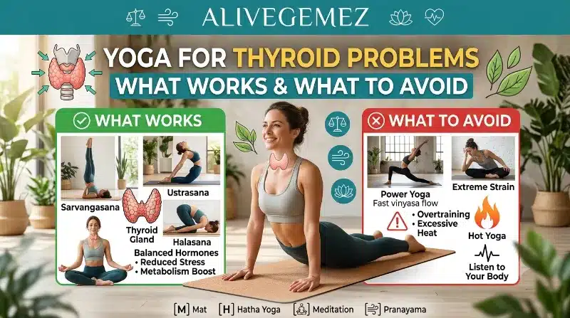 yoga thyroid problems avoid