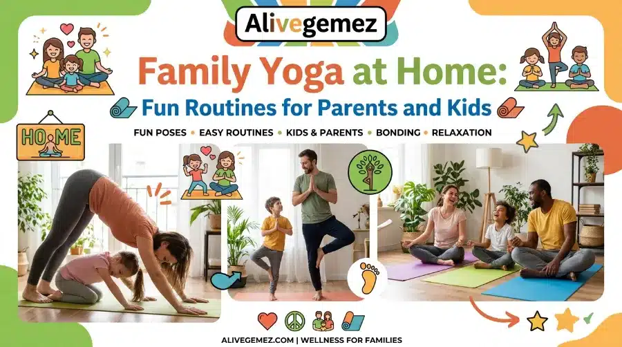 family yoga home routine