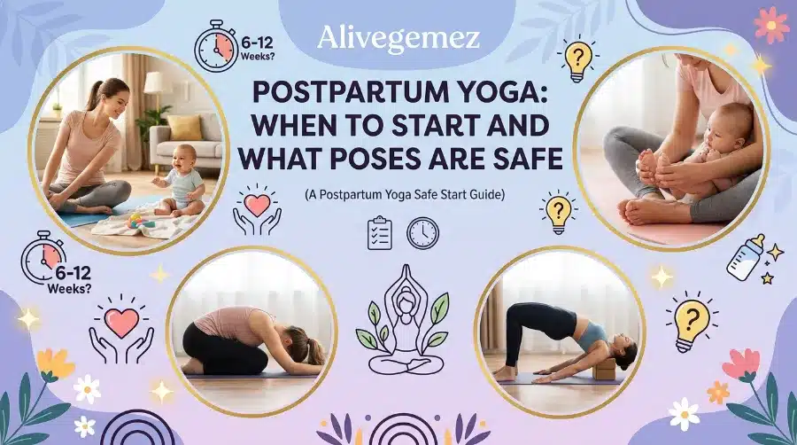 postpartum yoga safe start