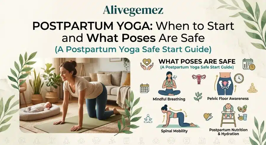 postpartum yoga safe start