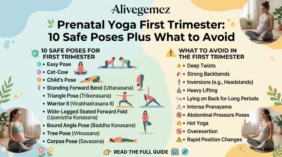 prenatal yoga first trimester safe
