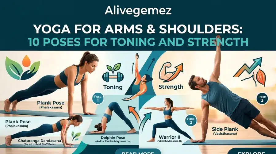 yoga arms shoulders toning