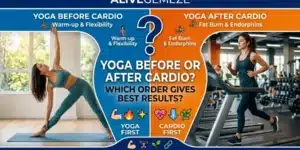 yoga before after cardio