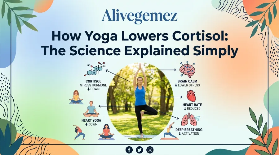 yoga lowers cortisol science