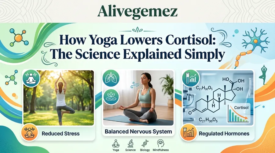 yoga lowers cortisol science