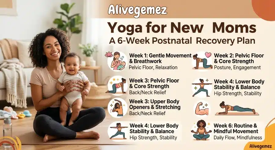 yoga new moms postnatal plan