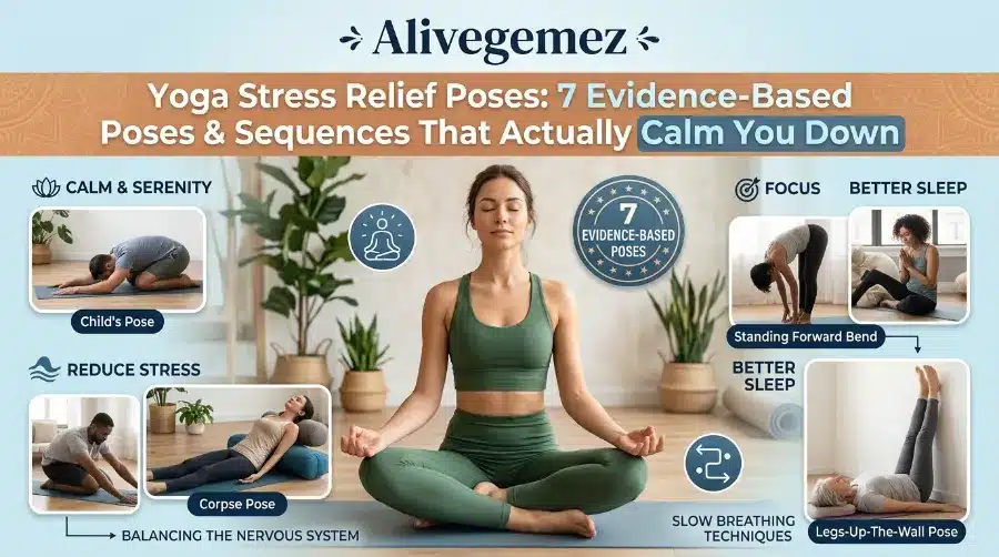yoga stress relief poses